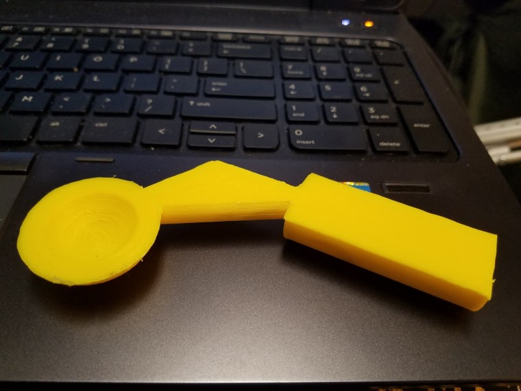 3d print curved arthritis aid spoon