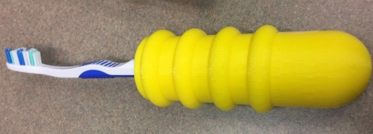 3d print toothbrush grip